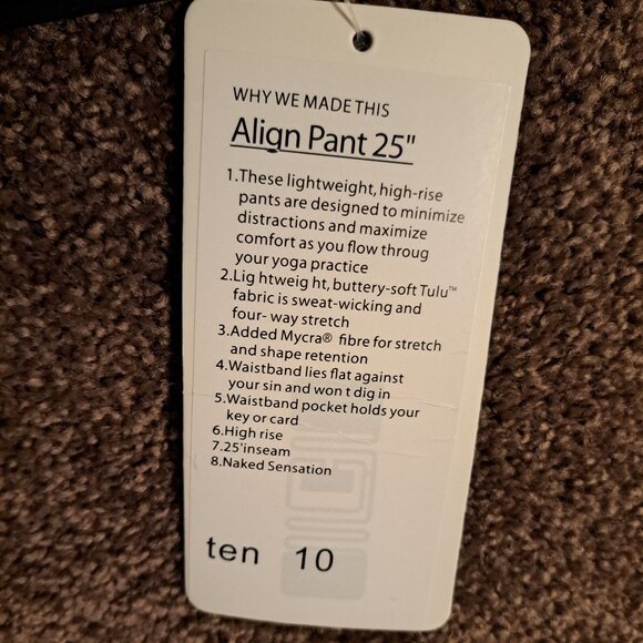 New With Tags lululemon Align HR High-Rise Pant 25" - Picture 7 of 14